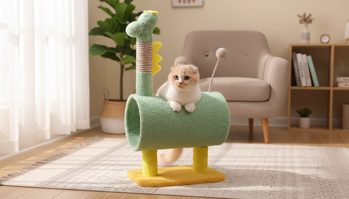 Cozy Sisal Cat Tree: Scratching Posts & Indoor Play
