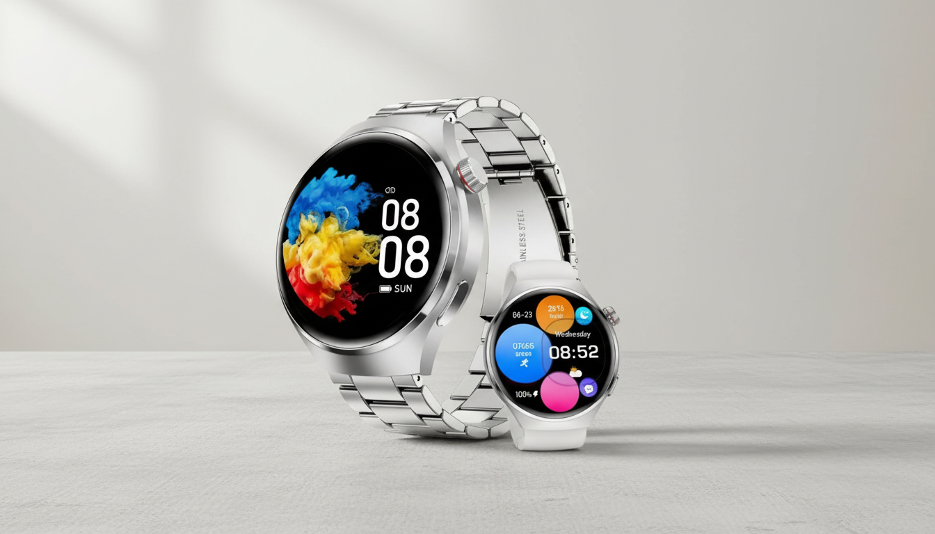 Outdoor Waterproof Smartwatch: Bluetooth Calls & Health