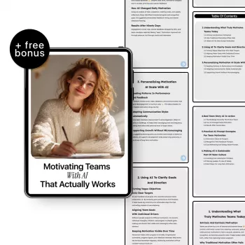 AI Team Motivation That Works: Align, Support, Recognize